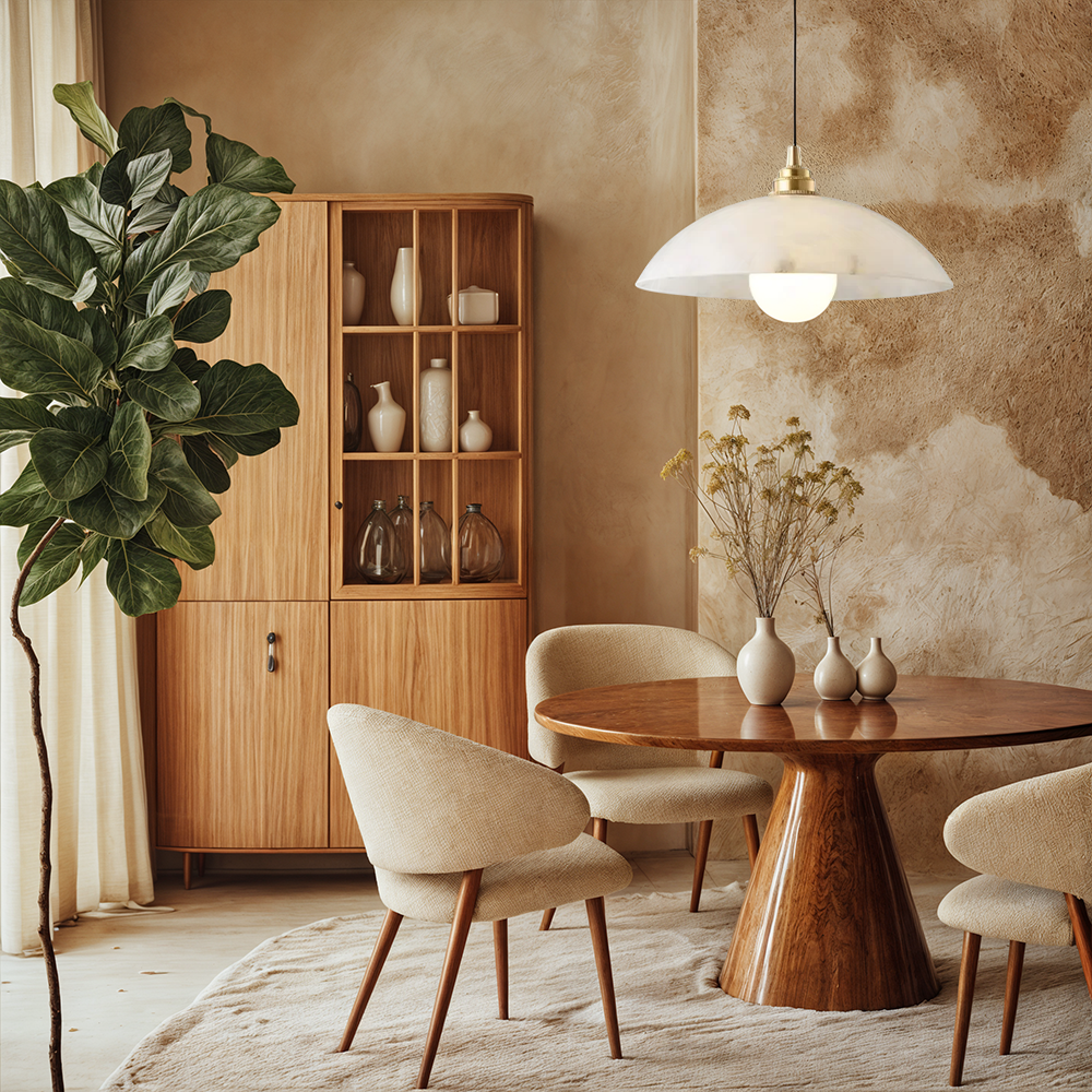 Elara | Alabaster & Marble Hanging Lamps