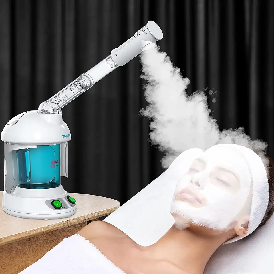 AureaGlow Pro Nano Ionic Facial Steamer With 360 Degree Arm