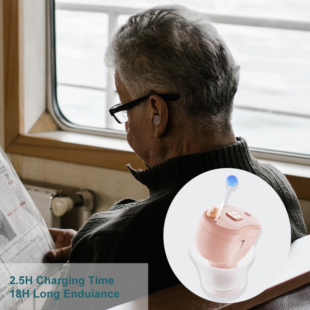 AuralNova 16-Channel Rechargeable Discreet Hearing Aids