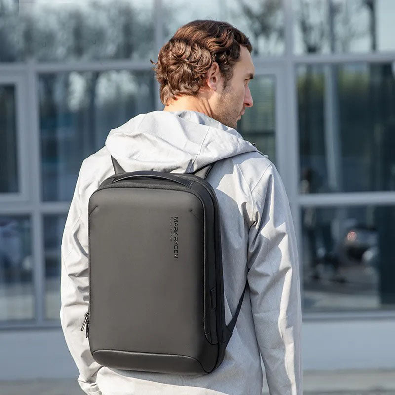 AeroLane vékony laptop hátizsák fekete szürke kemény tok