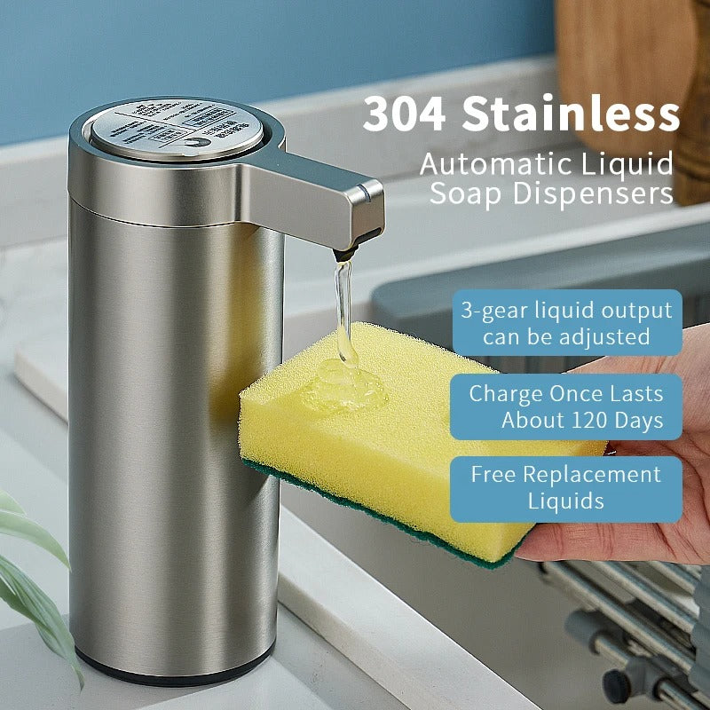 LuminaSteel | Stainless Hands Free Touchless Soap Dispenser