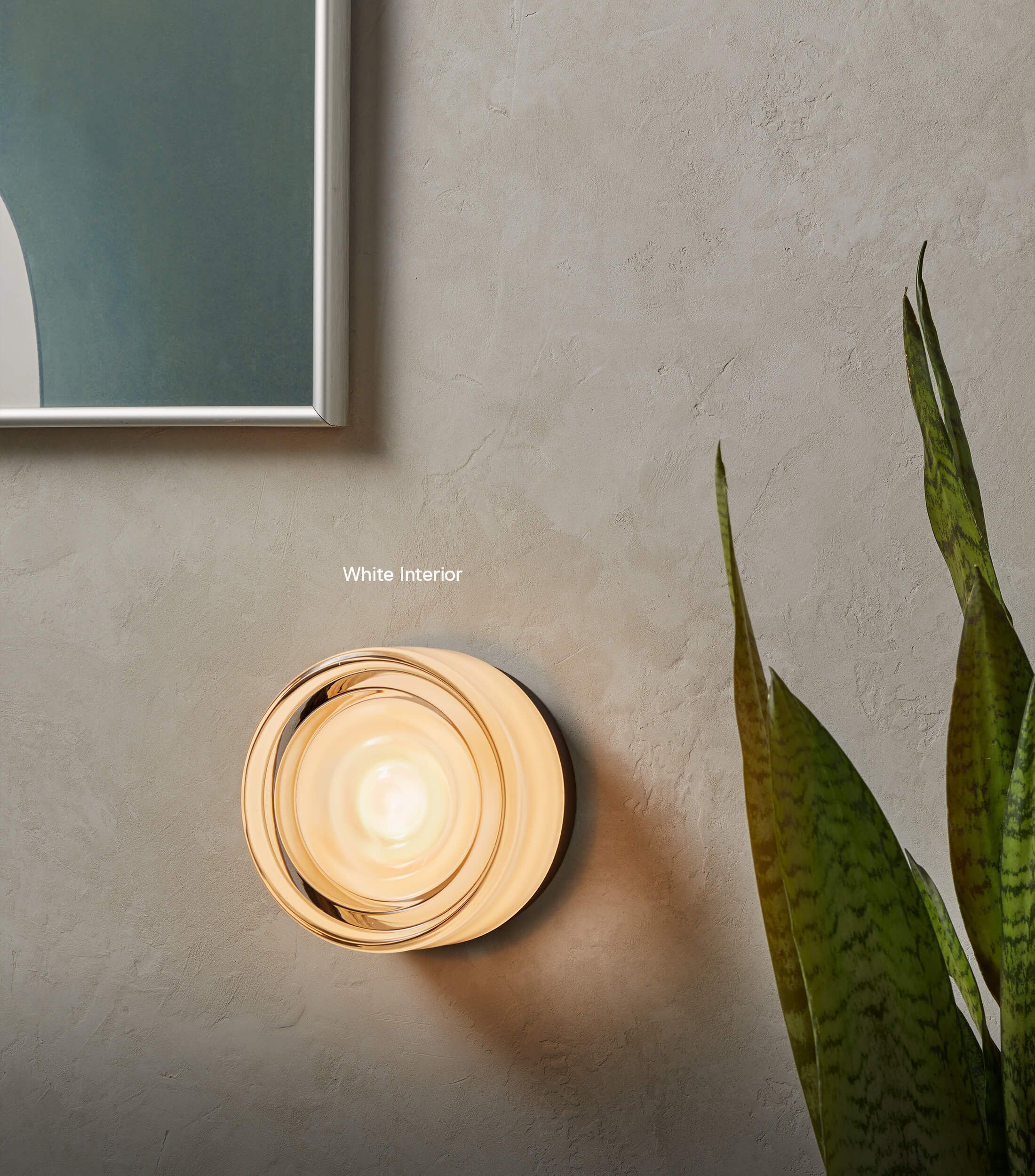 RippleGuard IP65 Tempered Glass Wall Light for Outdoors