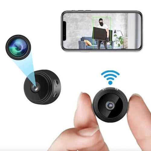 NovaGuard Mini 1080P WiFi Natvision Kamera Til Hjemmet