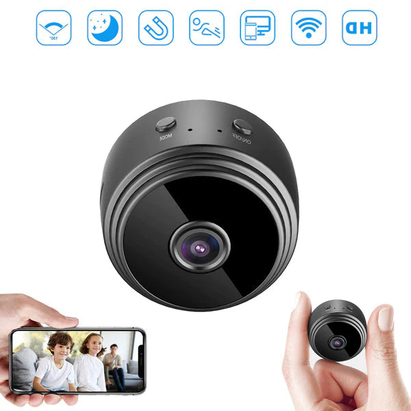 NovaGuard Mini 1080P WiFi Natvision Kamera Til Hjemmet