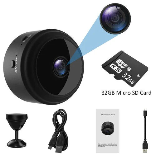 NovaGuard Mini 1080P WiFi Natvision Kamera Til Hjemmet
