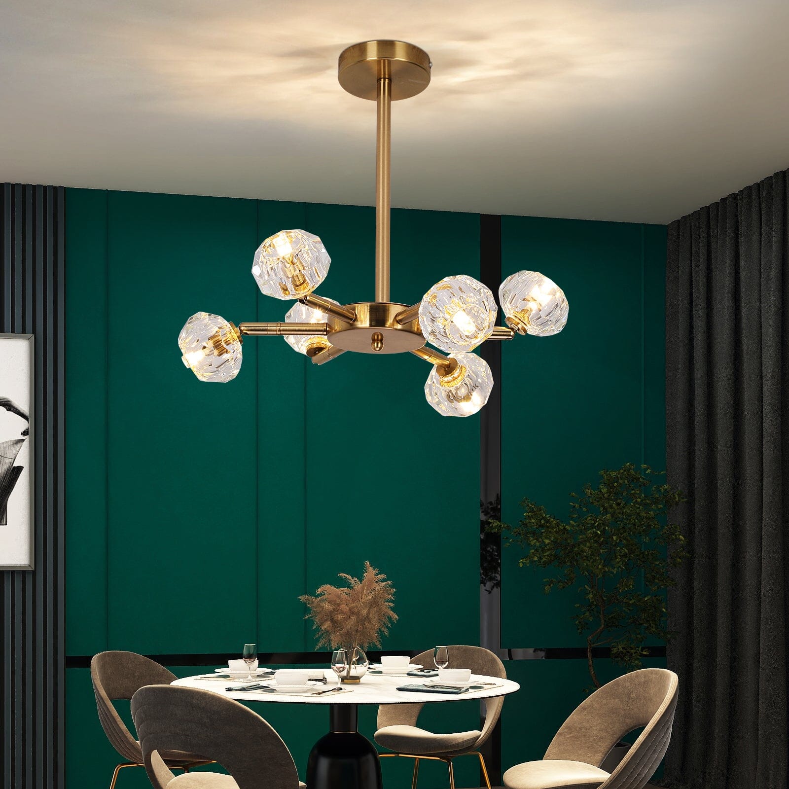 Liora | Krystall LED Hengende Lys