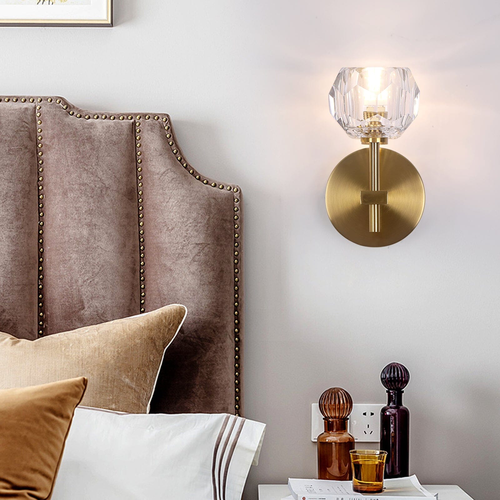 Apliques de pared de cristal Lareine