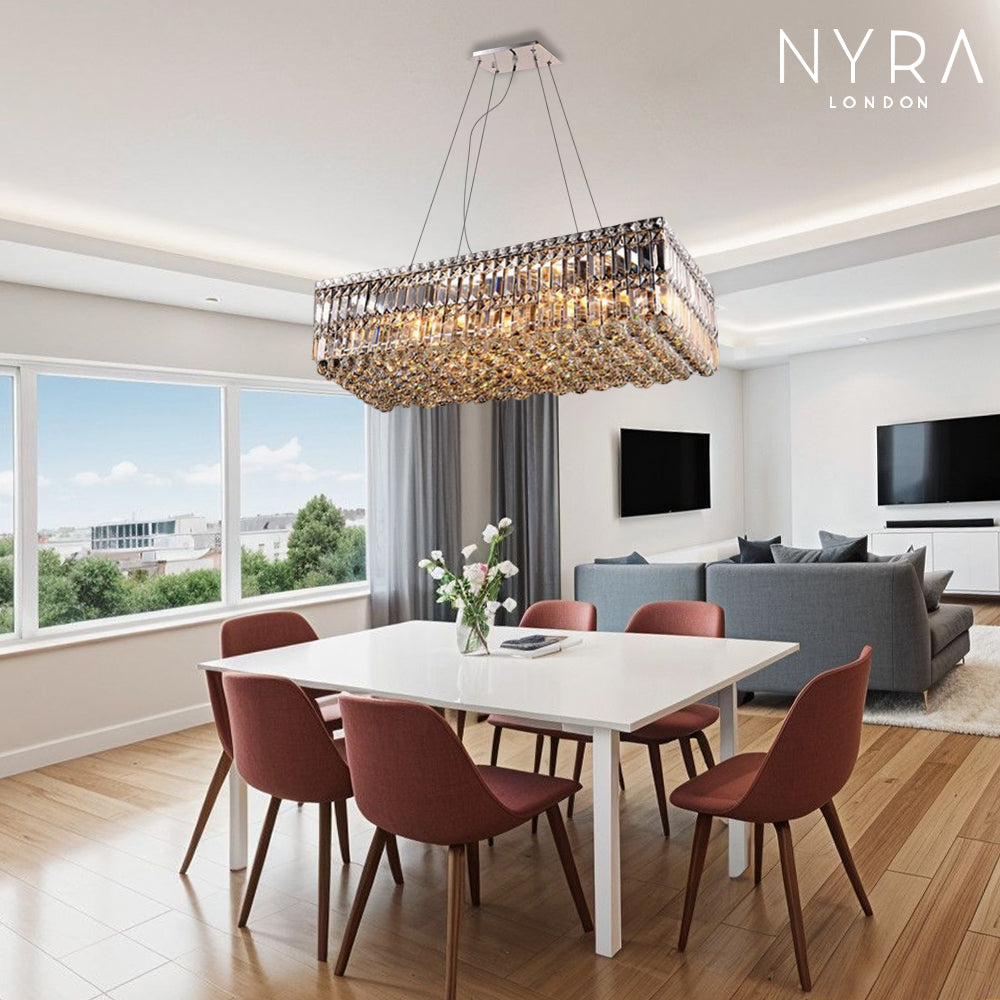Chandeliers in Jade Crystal