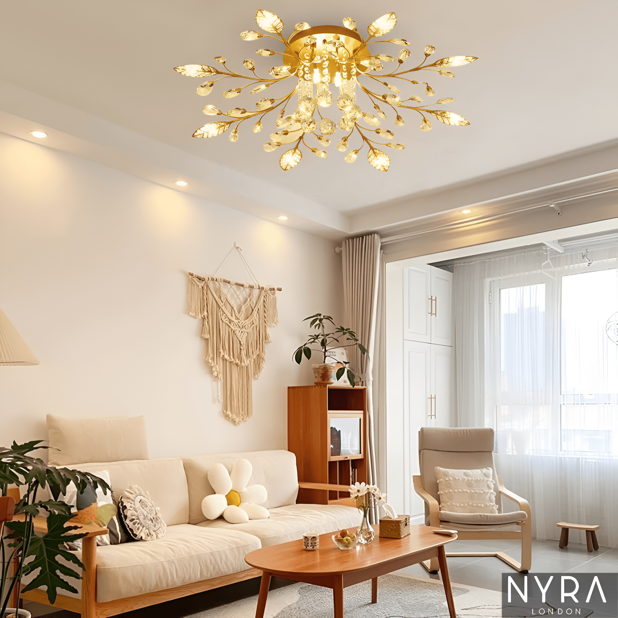 Lunara Floral Wall Chandelier