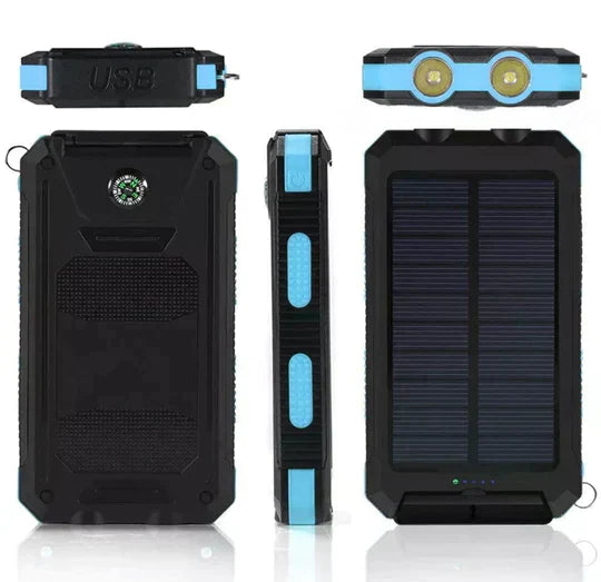 LyraCharge solcelle powerbank 500000mAh IP67 vanntett