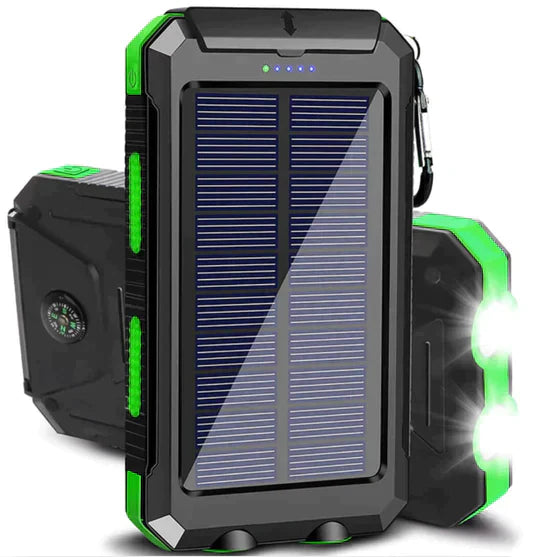LyraCharge solcelle powerbank 500000mAh IP67 vanntett