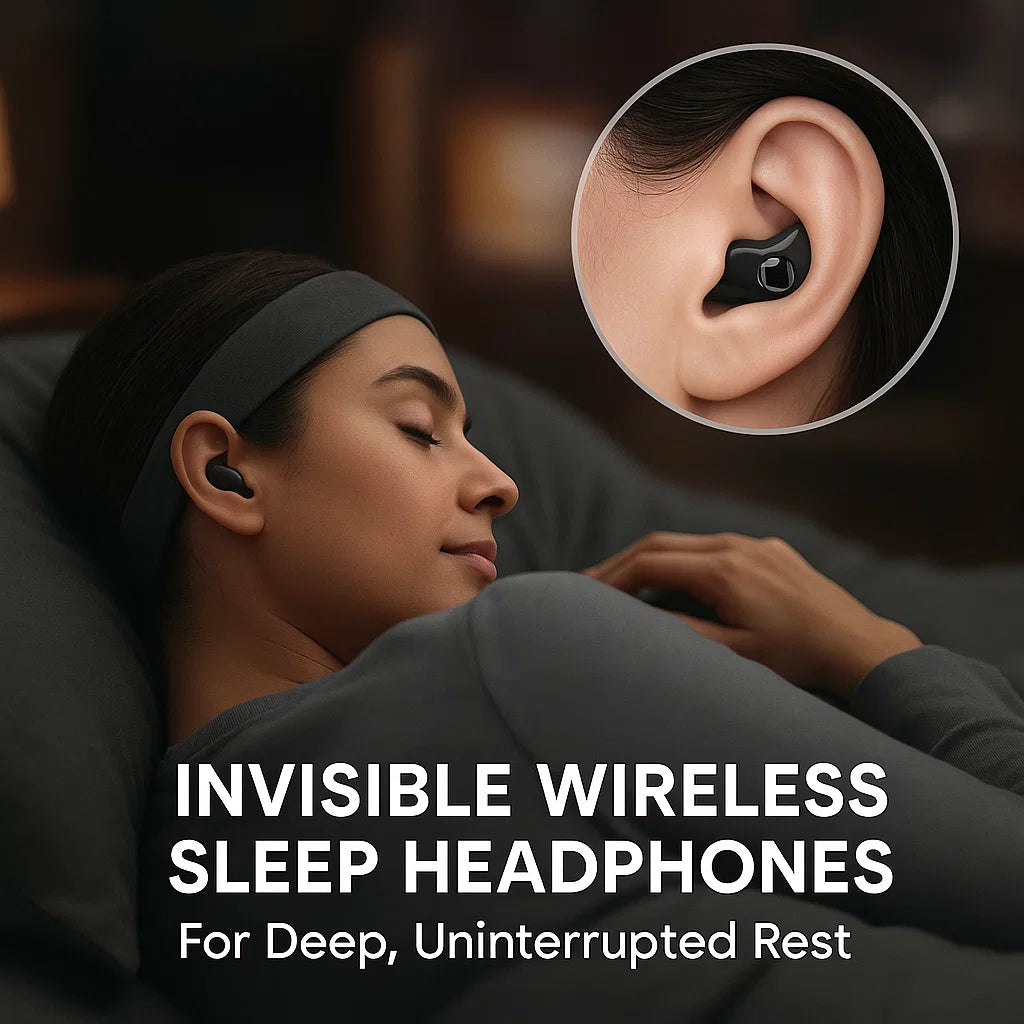 אוזניות שינה אלחוטיות LumaSleep עם Bluetooth 5.3