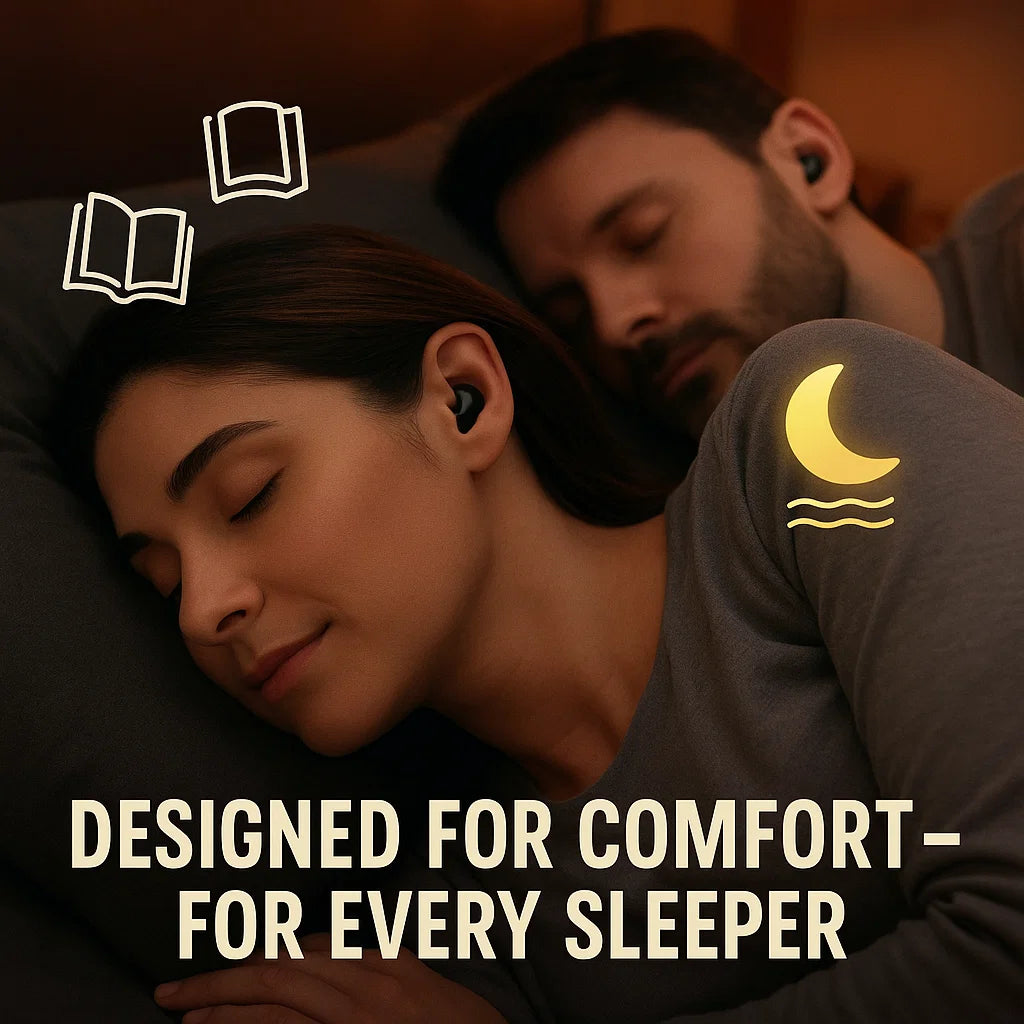 אוזניות שינה אלחוטיות LumaSleep עם Bluetooth 5.3