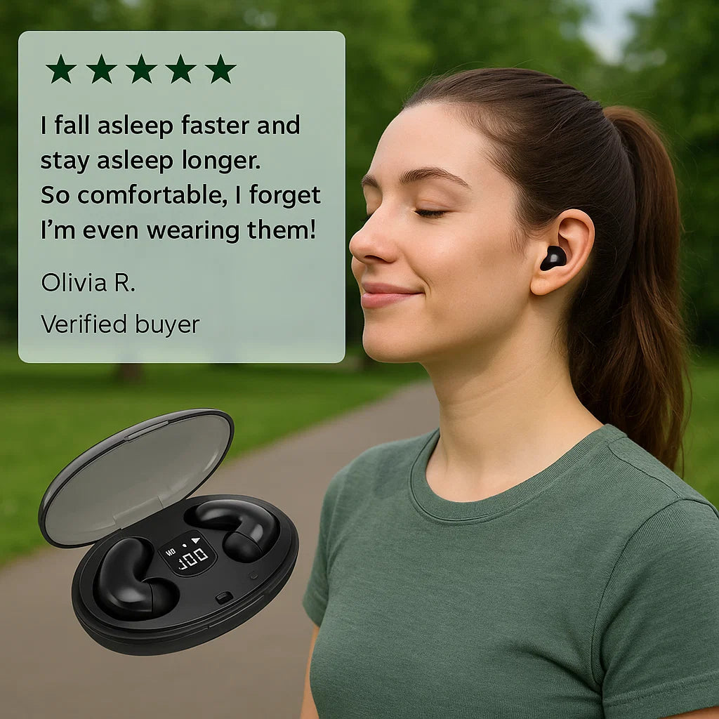 אוזניות שינה אלחוטיות LumaSleep עם Bluetooth 5.3