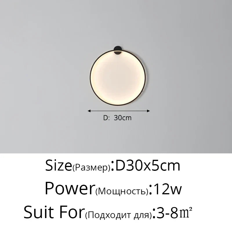 NovaLume justerbar LED vegglampe med lysstyrkekontroll