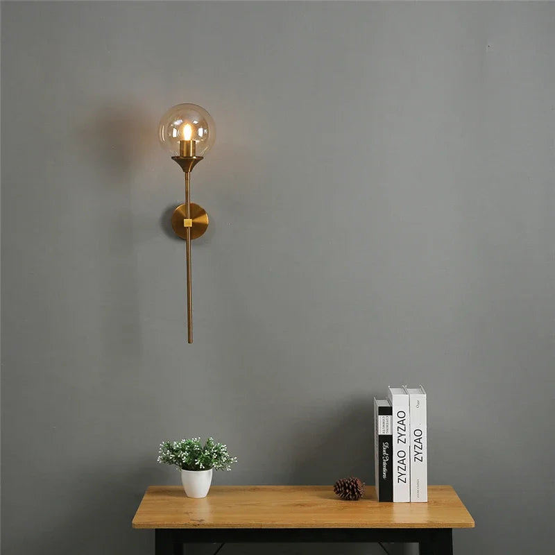 LumaNest Nordic LED Wall Lamp With Long Arm Bedside Light
