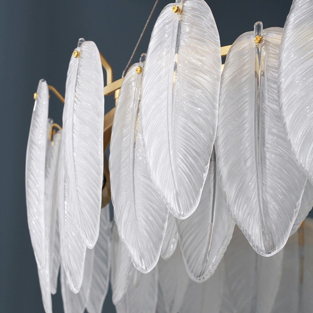 Plumed Chandelier