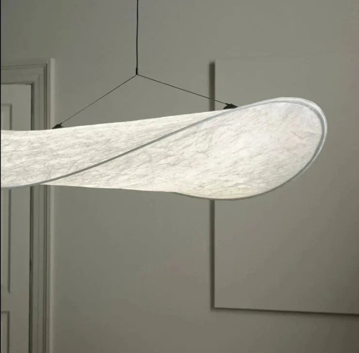 Lâmpada Pendente LED com Padrão de Chip LumaWeave para Sala de Estar