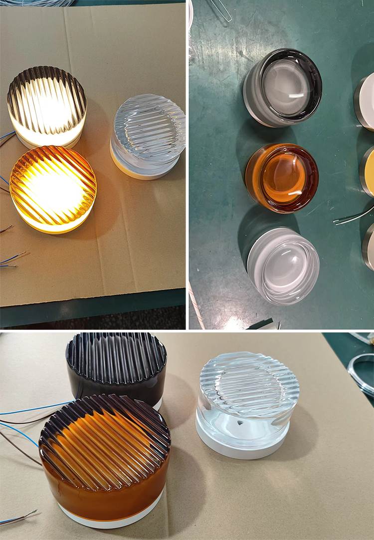 RippleGuard IP65 härdat glas vägglampa för utomhusbruk