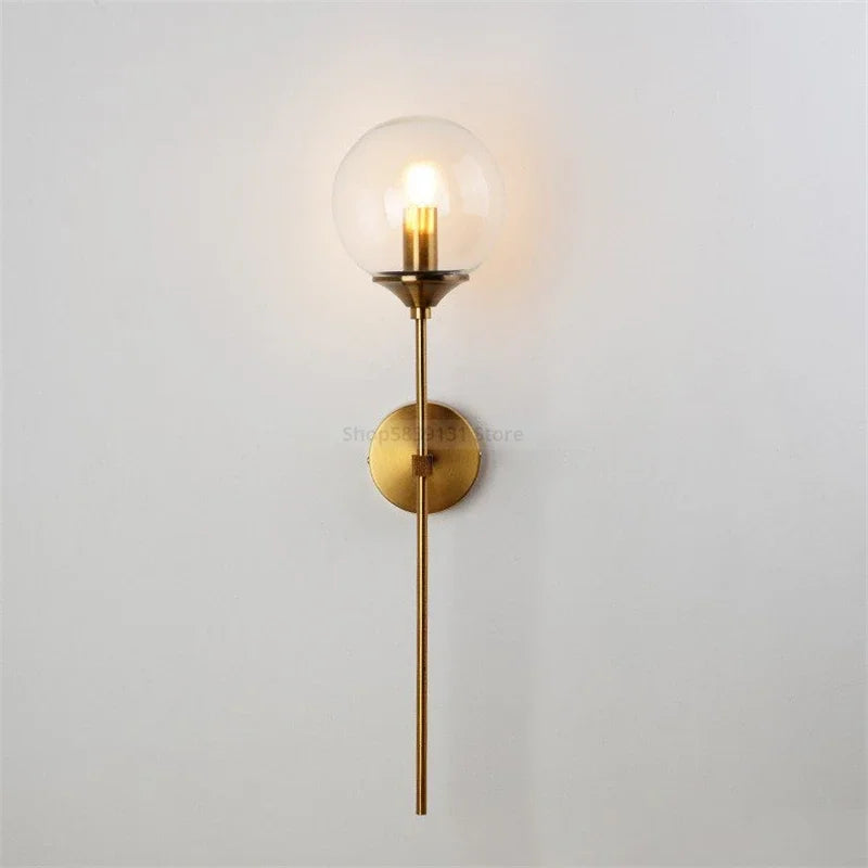 LumaNest Nordisk LED Vägglampa med Lång Arm Sänglampa
