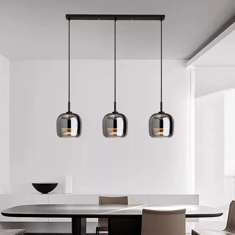 Nordic Glass LED Pendant Light For Modern Chandelier