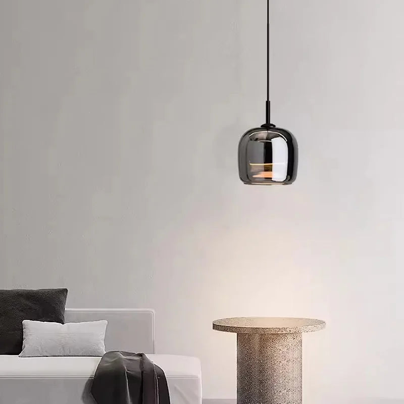 Nordic Glass LED Pendant Light For Modern Chandelier