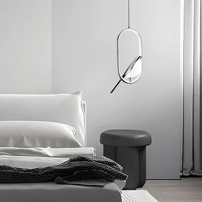 LyraNova svart LED-hänglampa inomhus taklampa