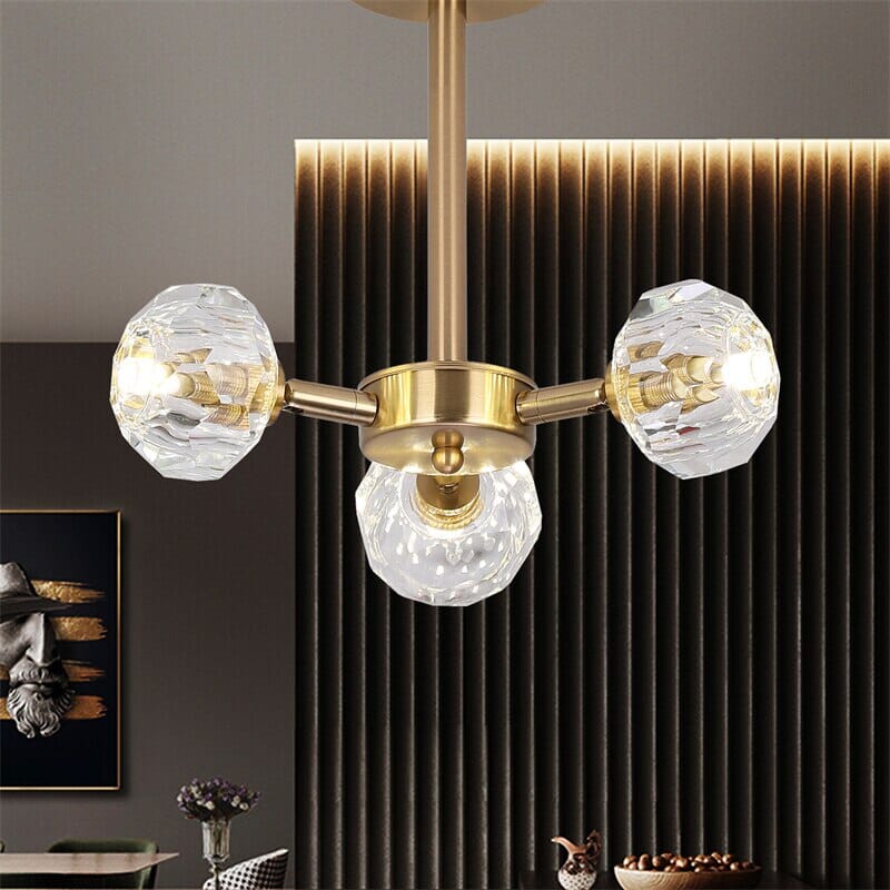 Liora | Suspension LED en cristal