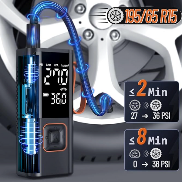 PulseAir Mini Cordless Inflator for Car, Bike, Ball