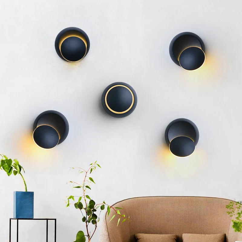Lumio roterbar LED vegglampe for stue og soverom