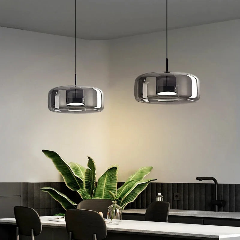 SleekChic – Modern Glass Dome Chandelier