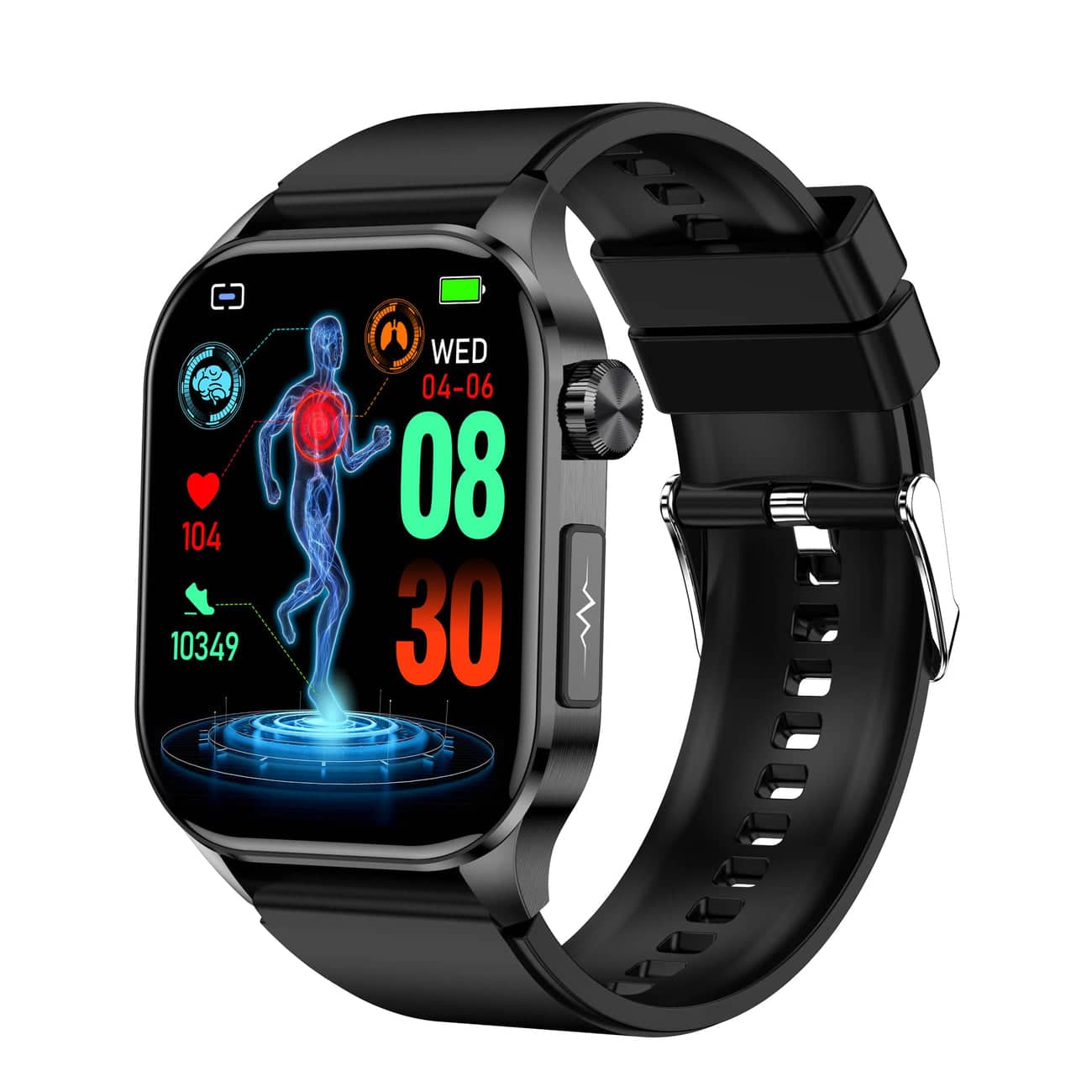 AstraVibe Pro Health Watch With EKG, BP and HR, iOS/Android