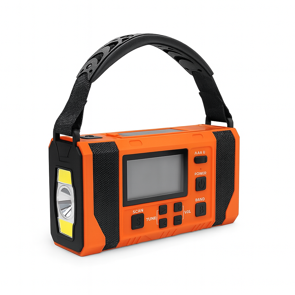 SafeHaven 10,000mAh USB-ladet nødportabel radio