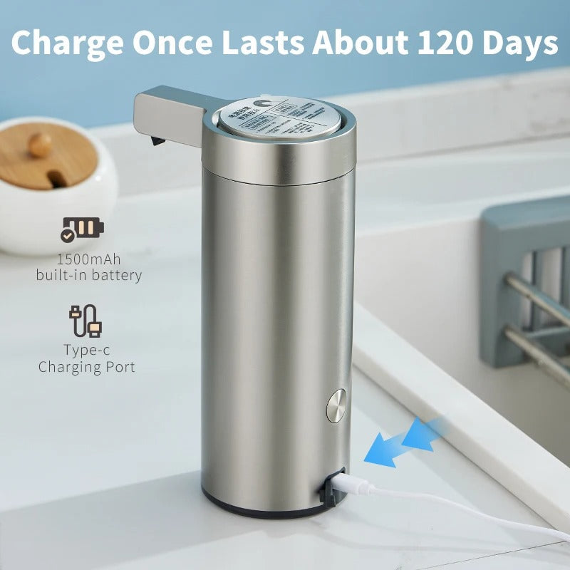 LuminaSteel | Stainless Hands Free Touchless Soap Dispenser