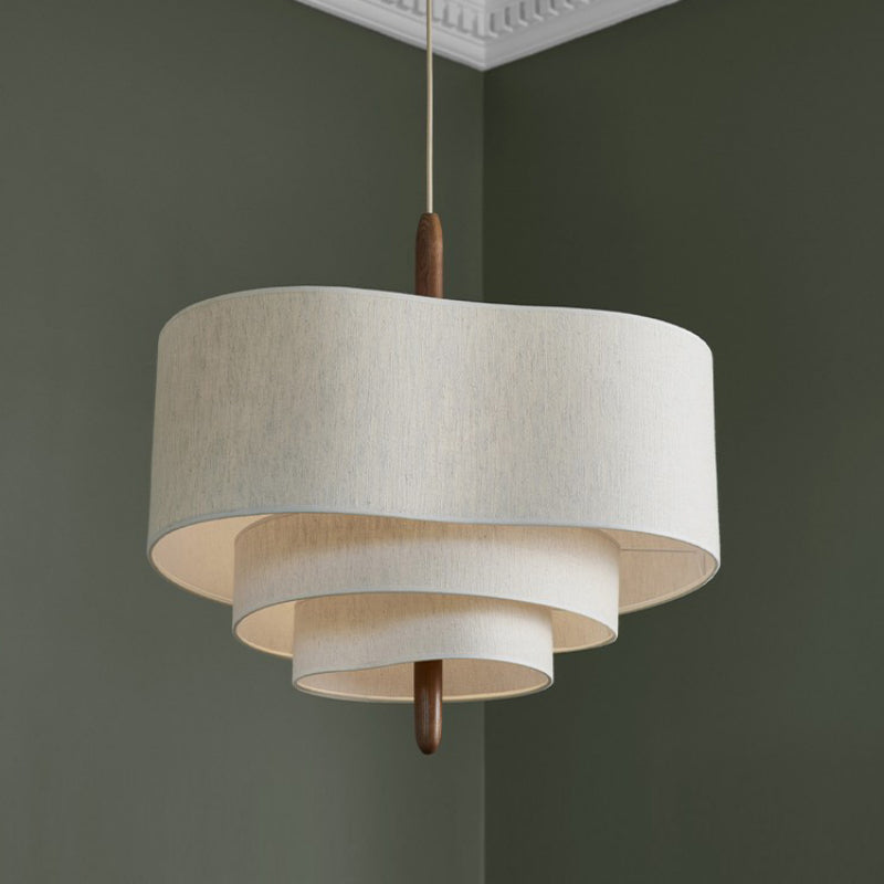 Asterra Fabric Chandelier for Cozy Elegant Lighting