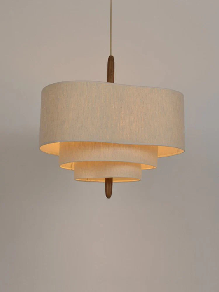 Asterra Fabric Chandelier for Cozy Elegant Lighting