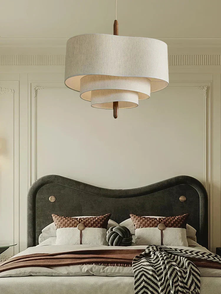 Asterra Fabric Chandelier for Cozy Elegant Lighting