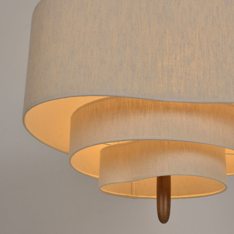 Asterra Fabric Chandelier for Cozy Elegant Lighting