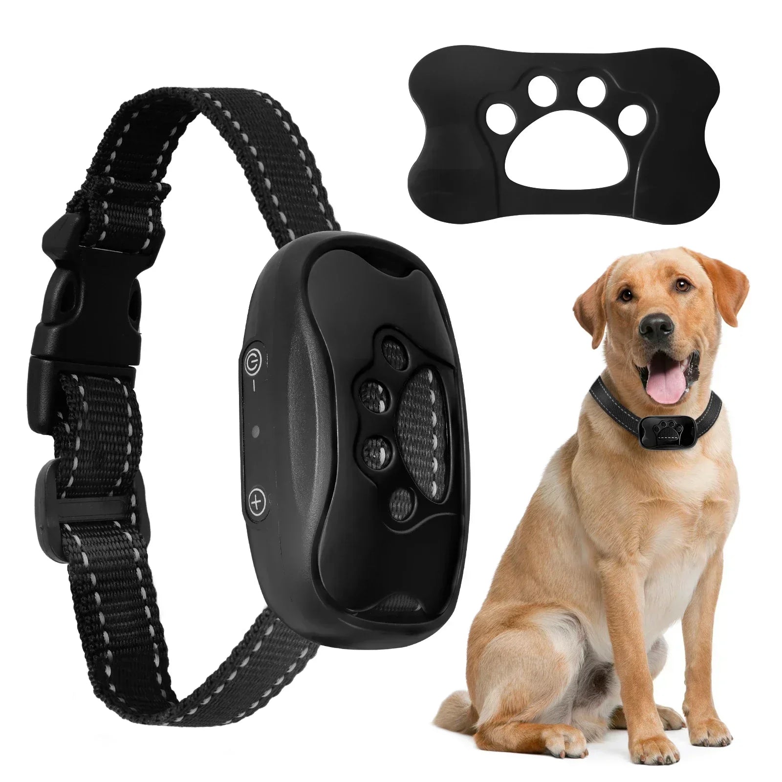 CalmPaw Pro bjeffehalsbånd for hunder med smart gjenkjenning