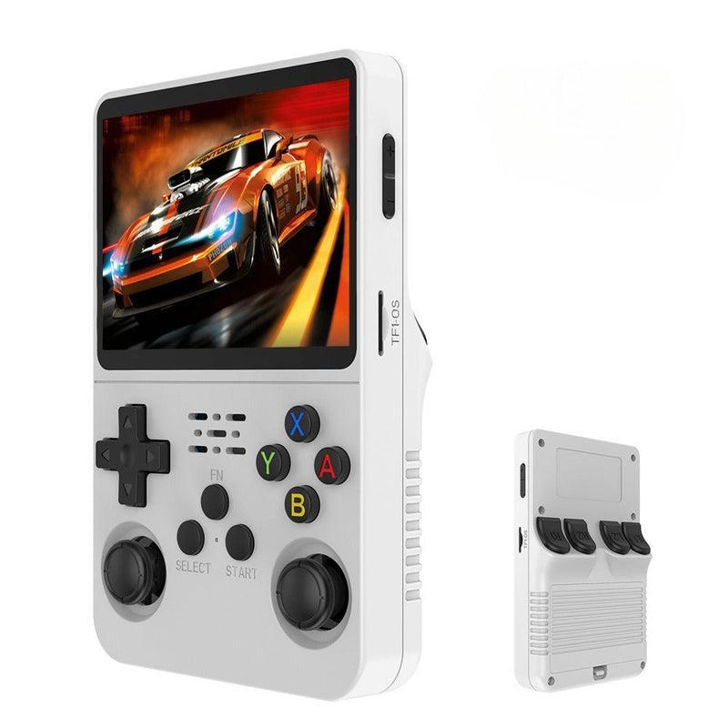 Retro håndholdt spillkonsoll med HD-skjerm og USB-lading