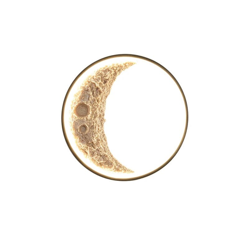 Crescent vegglampe