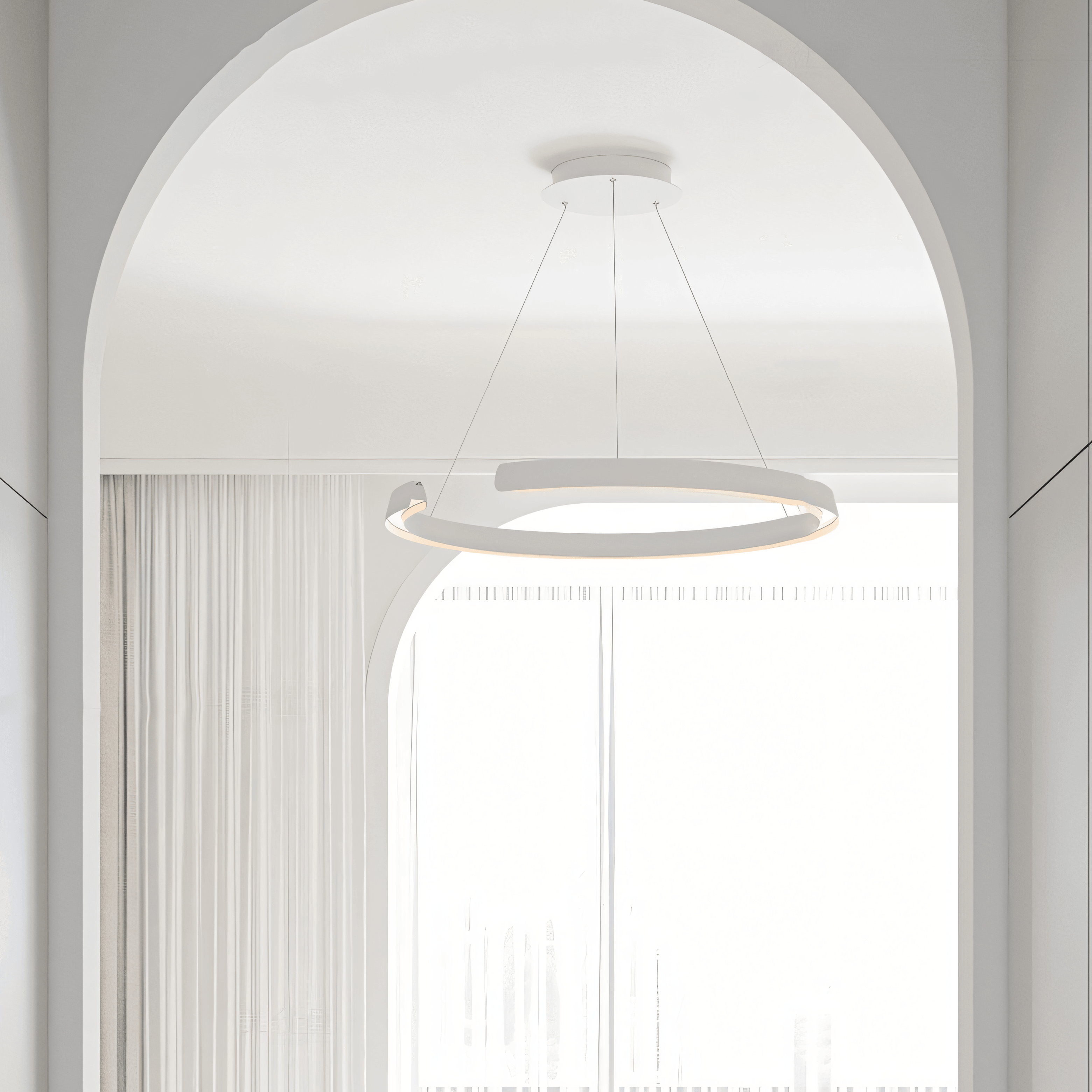 Marvella | Geometric Ring Chandelier