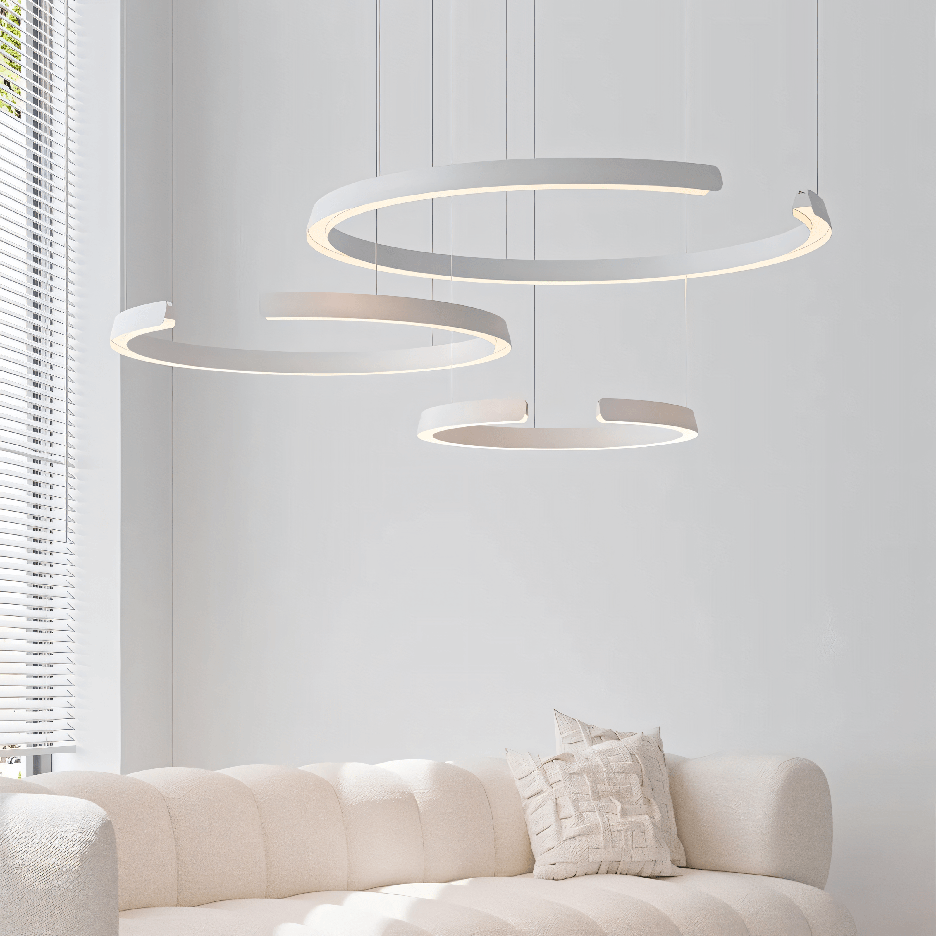 Marvella | Geometric Ring Chandelier