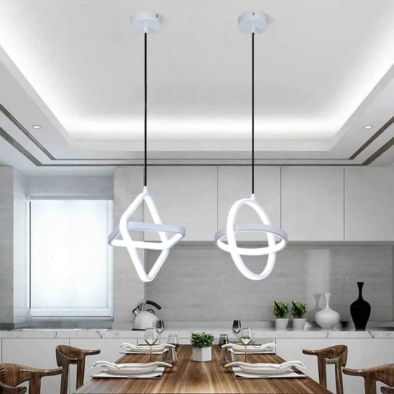Liora | Suspension Géométrique Luminaire Suspendu