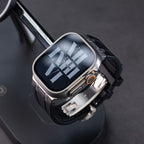 VeroFit | حزام سيليكون سميك مع محول التيتانيوم لساعة آبل | Petprovac