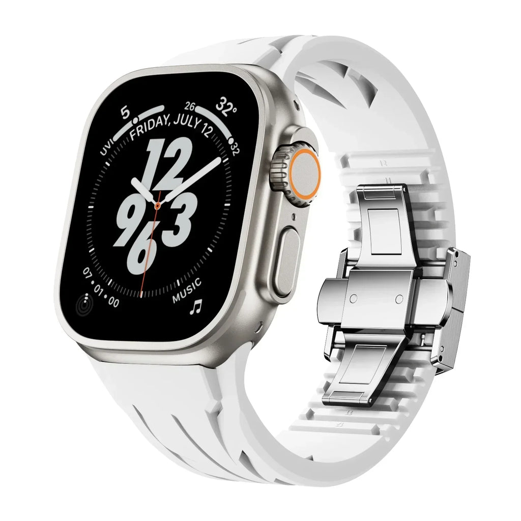 Liora FKM Rubber Band With Butterfly Buckle for Apple Watch | Petprovac