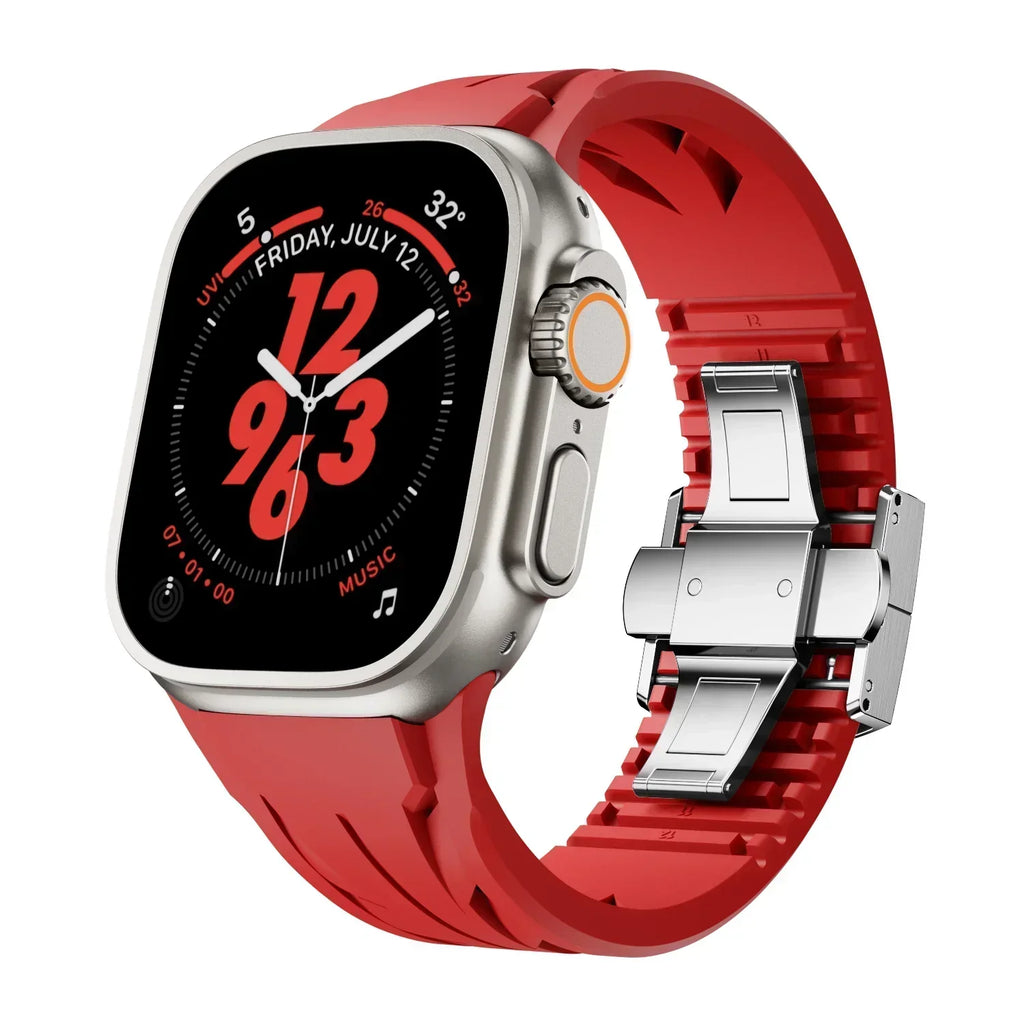 Liora FKM Rubber Band With Butterfly Buckle for Apple Watch | Petprovac