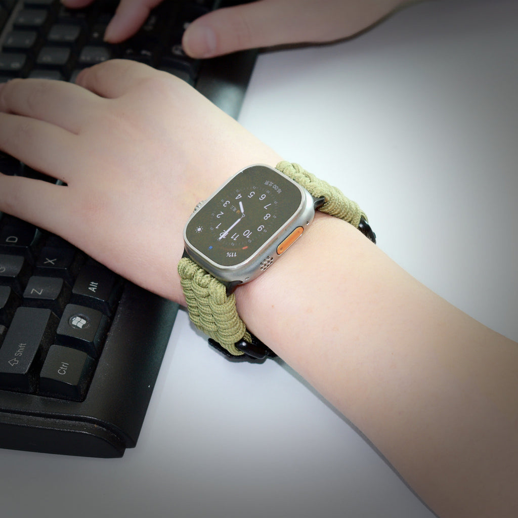 Bracelet en nylon tissé TrailMate pour Apple Watch