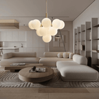 Novara Fünf-Kopf Eisen LED Pendelleuchte für moderne Innenräume