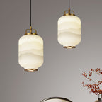 Mat glaspendel til moderne loftslampe